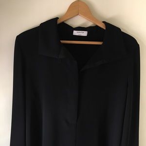 Aritzia Babaton blouse shirt black large L
